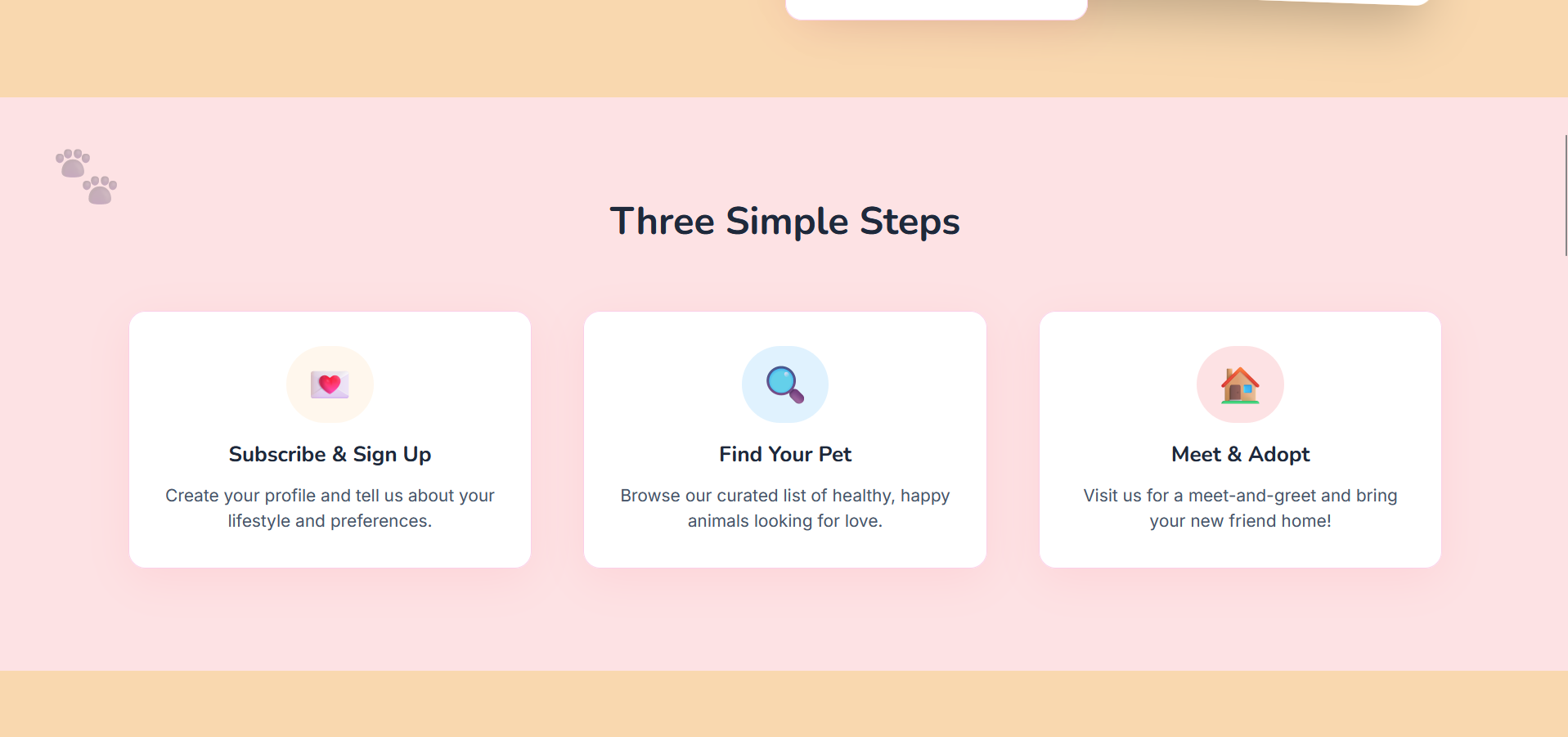 Petcare Sample Website