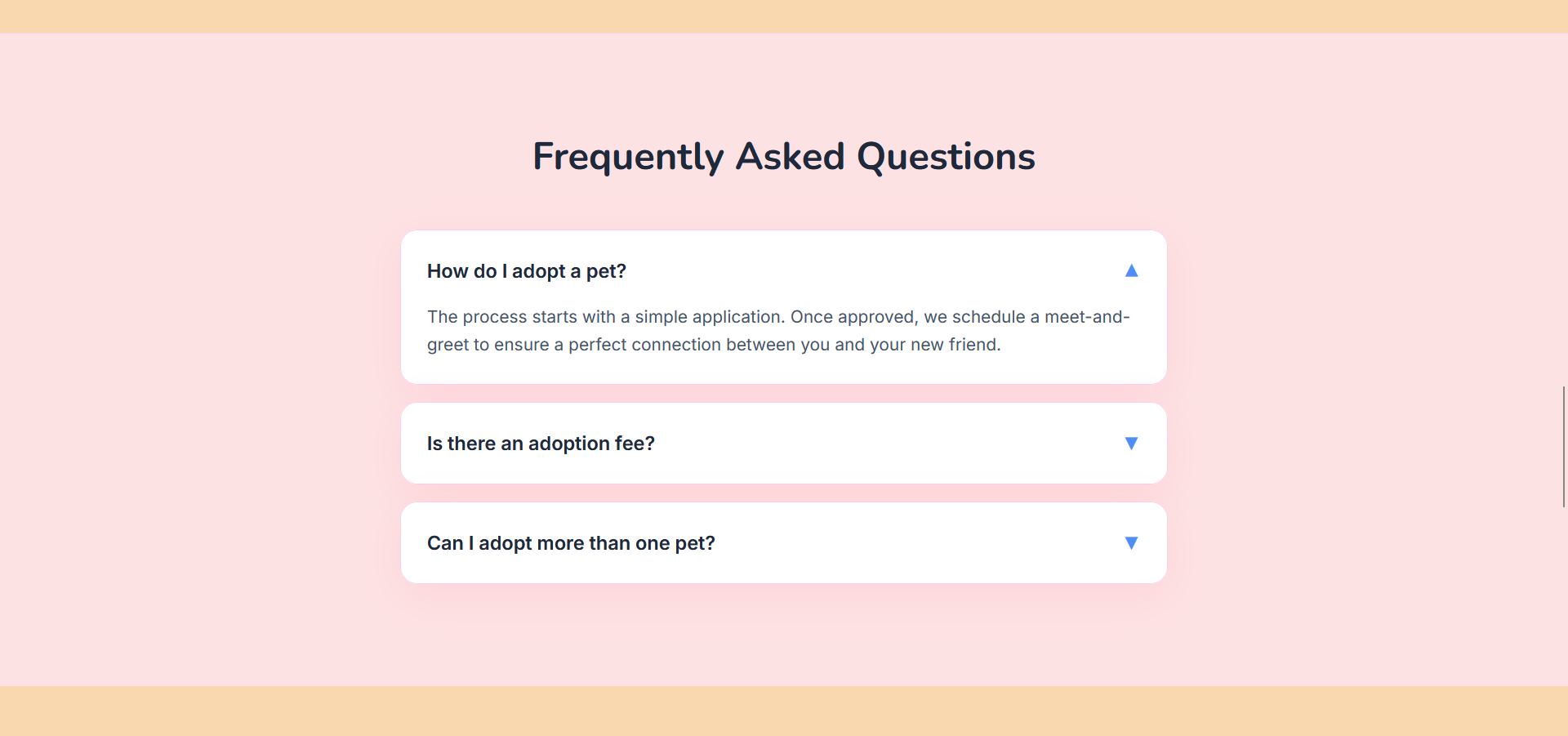 Petcare Sample Website